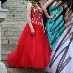 Red Ballgown Prom Dress